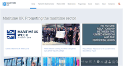 Desktop Screenshot of maritimeuk.org